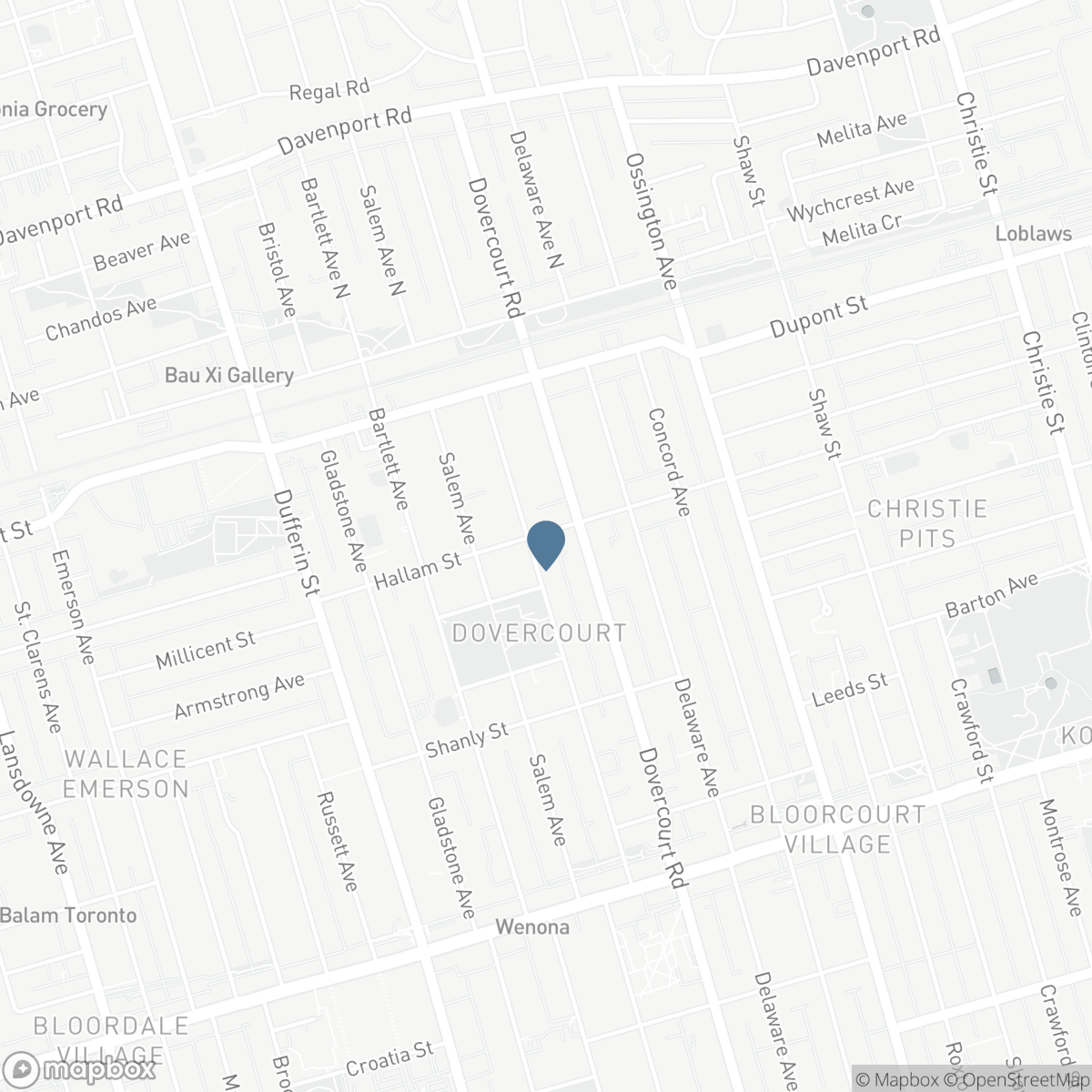 B - 157 HALLAM STREET, Toronto, Ontario M6H 1X3